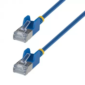 StarTech.com câble patch Cat6a Ultra Slim 15 cm - RJ-45 mâle vers RJ-45 mâle - bleu