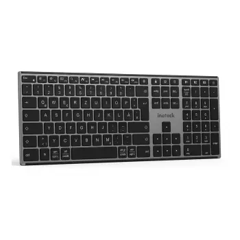 INATECK clavier ergonomique sans fil QWERTZ gris