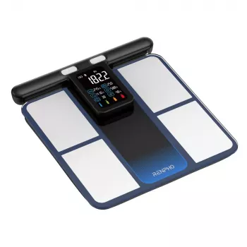 Balance RENPHO MorphoScan MSC01, noir/argent, USB-C, Bluetooth