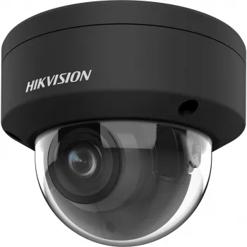 Hikvision Pro Series avec AcuSense DS-2CD2766G2HT-IZS(2.8-12mm)(eF)(BLACK) Caméra IP de sécurité dôme extérieure 6MP 3200x1800