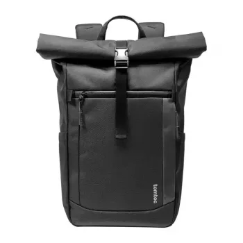 Tomtoc Navigator-T61 Sac à dos de voyage pour ordinateur portable, 25-30 L, 17,3 pouces, noir