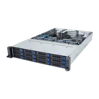 Giga Computing GigaByte R263-S30-AAH2 Serveur rack 2U barebone, Intel 5e/4e génération, 12 baies 3,5/2,5 pouces, 2x 1300 W PSU
