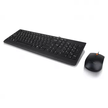 Lenovo 300 clavier USB - US English QWERTY - noir