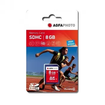 Carte SDHC AgfaPhoto 8 Go High Speed Class 10 UHS-I U1 V10