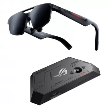 ASUS ROG XREAL R1-N lunettes AR gaming 240Hz, taille étroite IPD 63 (57-66 mm), noir