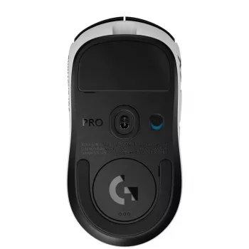 Souris gaming sans fil optique Logitech G PRO X2 SUPERSTRIKE - noir/blanc