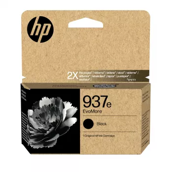 Cartouche d'encre HP 937e EvoMore noire originale