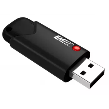 Clé USB Emtec USB 3.2 Click Secure B120 256 Go noire