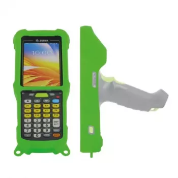 Mobilis étui renforcé en silicone pour Zebra MC9400 MC9450 vert sécurité 802C