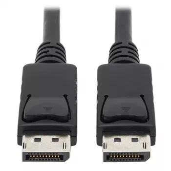 Câble DisplayPort Tripp Lite Series avec connecteurs verrouillables, 4K 60 Hz (M/M), noir, 1,8 m