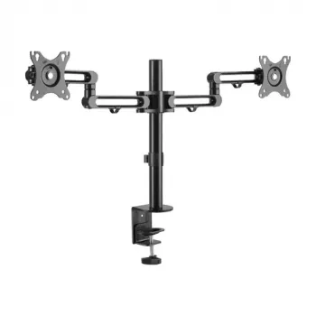 Eaton Tripp Lite Series support de bureau Flex Arm double écran pour écrans 13-27 pouces jusqu'à 17,6 lbs par écran (DDR1327SDFC-1)