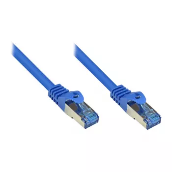 GoodConnections RNS® Câble patch avec protection anti-pliure, Cat.6A, S/FTP, PiMF, sans halogène, 500MHz, bleu, 2m