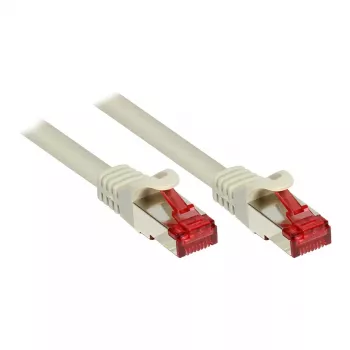 GoodConnections Alcasa Câble patch RJ45, Cat6, S/FTP, 10 m, or, mâle/mâle