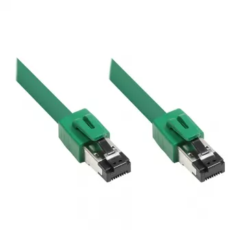 Câble patch GoodConnections RNS® Cat. 8.1, S/FTP, PiMF, LSZH, 2000MHz, 40Gbit/s, vert, 2 m