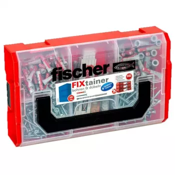 Ensemble de forets et chevilles Fischer FIXtainer