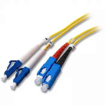 EFB Elektronik Jumper duplex LC-SC 9/125µm OS2 LSZH jaune 2,0mm 10m