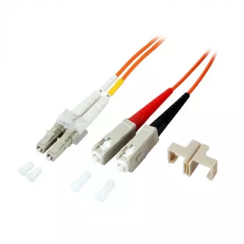 EFB-Elektronik Jumper duplex LC-SC 62.5/125µm OM1 LSZH orange 2,0mm 2m