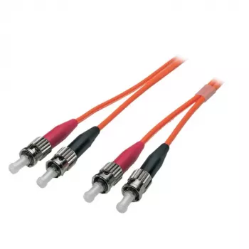 EFB Elektronik Jumper duplex ST-ST 50/125µm OM2 LSZH orange 3,0mm 10m