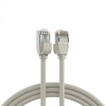 EFB Elektronik Câble patch RJ45 Cat.6A U/FTP TPE 4mm Ultraflex gris 5m