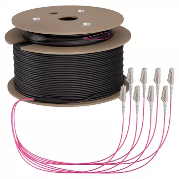 EFB Câble trunk U-DQ ZN BH OM4 8G 1x8 LC-LC 60m Dca LSZH