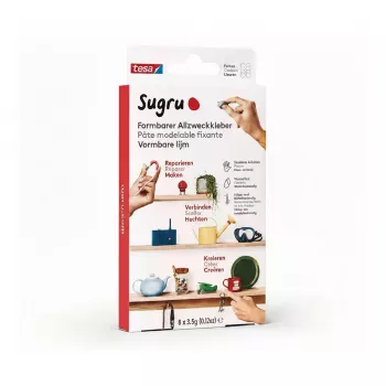 TESA Sugru Colle universelle malléable lot de 8 multicolore