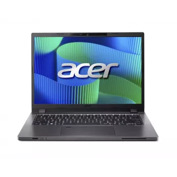 Ordinateur portable Acer TravelMate TMP214-55-G2-TCO-58UX 14 pouces WUXGA Intel Core 5 120U 16 Go RAM 512 Go SSD Intel Iris Xe Graphics Windows 11 Pro gris clavier anglais rétroéclairé