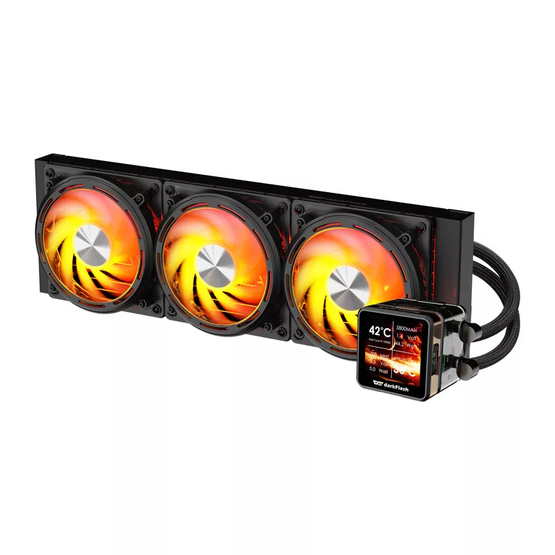 Refroidissement liquide CPU Darkflash DE360, noir