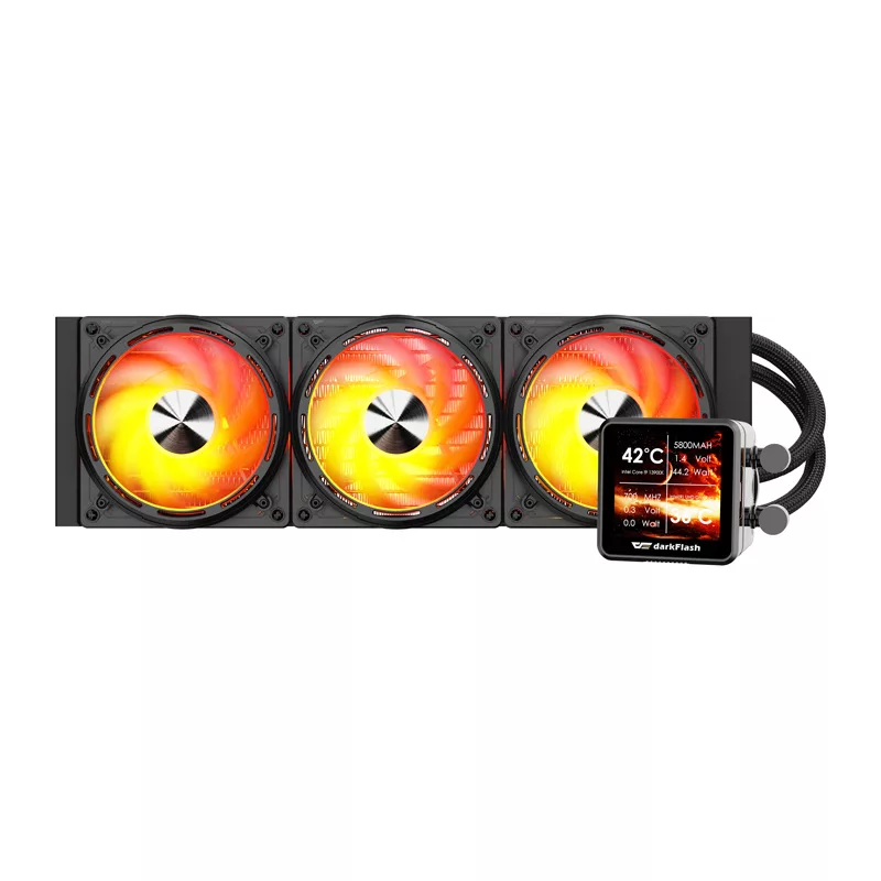 Refroidissement liquide CPU Darkflash DE360, noir