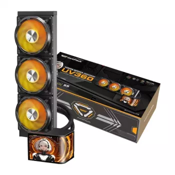 DarkFlash UV360 CPU Cooler, Black