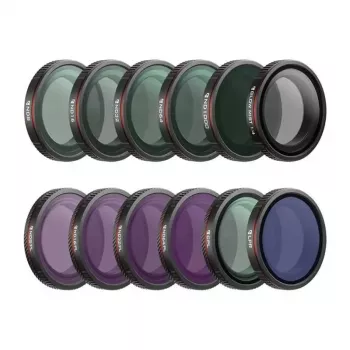 Ensemble de filtres Freewell pour DJI Osmo Action 3/4 – Mega Kit – 12 pièces