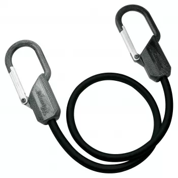 Sangle élastique Master Lock 3205EURDAT avec crochets à clip - 80 cm x 9 mm - noire - 1 pièce