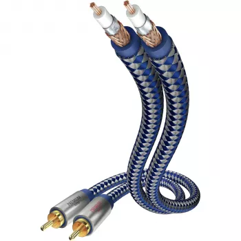 Câble audio in-akustik Premium RCA vers RCA, 5,0 m