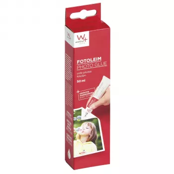 WALTHER FK050T tube de colle photo 50 ml - colle en dispersion sans acide et sans solvant pour photos, papier, carton, tirages d'art