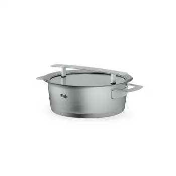 Cocotte à rôtir Fissler Phi Collection avec couvercle en verre 24 cm, 3,9 L