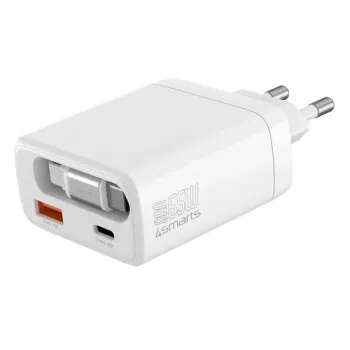 4smarts PDPlug Slim 65W GaN chargeur mural Jojo, blanc