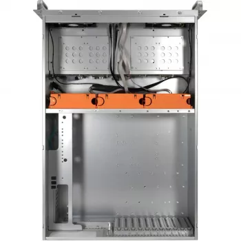 Boîtier serveur rack 4U Inter-Tech IPC Storage 4U-4408-L, 8x 3,5 pouces hot-swap, sans alimentation, noir