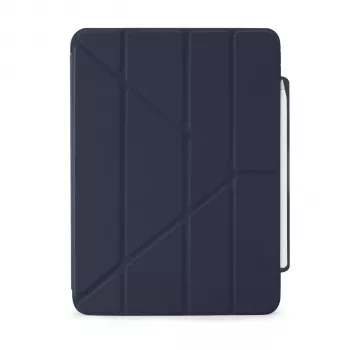 Étui à crayon Pipetto Origami No3 pour iPad Pro 11 M4/M5 - bleu foncé (P053-113-AF)