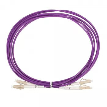 Cordon de raccordement Extralink EX.36868 LC/UPC vers LC/UPC, multimode OM4, duplex, 3 mm, 2 m