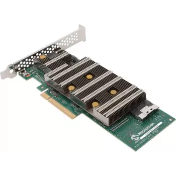 Contrôleur RAID Microchip Adaptec SmartRAID 3204-8i/e 4 Go SAS/NVMe 8 ports PCIe x8 24 Gbit/s Low Profile