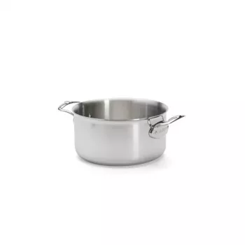 Casserole De Buyer Affinity en acier inoxydable avec couvercle 24 cm