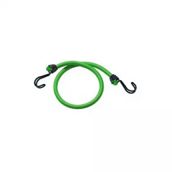 Master Lock 3021EURDAT Twin Wire Bungee Cords with Double Hooks, 0.8 m, 40 kg, Green, 2 pcs