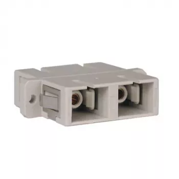 Coupleur fibre optique duplex Tripp MMF/SMF multimode monomode SC/SC - coupleur réseau - SC multimode (beige)
