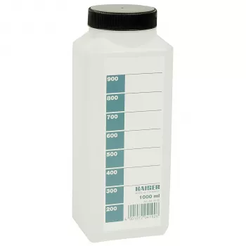 Flacon de stockage de produits chimiques KAISER FOTOTECHNIK 1000 ml blanc 4192