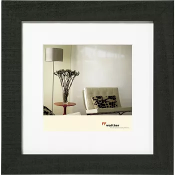 Cadre photo Walther Design Home 30x30 cm, bois noir HO330B