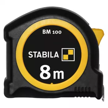 Mètre ruban de poche STABILA BM 100 8 m (cm) ABS
