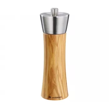Moulin à sel Zassenhaus Augsburg bois d'olivier, 18 cm