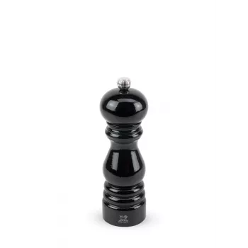 Moulin à sel Peugeot Paris 18 cm bois de hêtre noir laqué