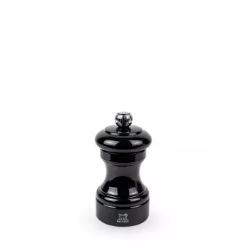 Peugeot Bistro Pepper Mill 10 cm Black Lacquered Wood