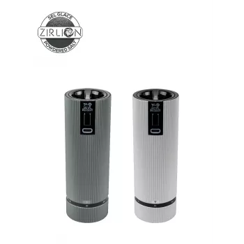 Ensemble moulin à sel et à poivre électrique Peugeot Line Duo 15 cm U'SELECT carbone + aluminium