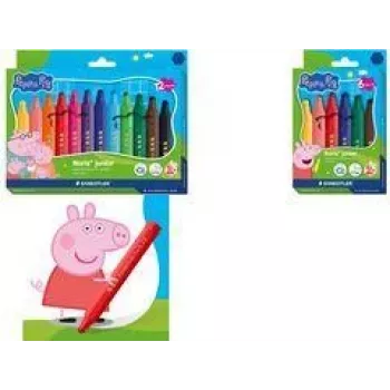 Feutres STAEDTLER Noris Junior Peppa Pig, lot de 12